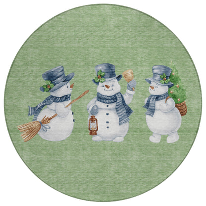 Addison Rugs Raeanor Green Washable Indoor-Outdoor Rug