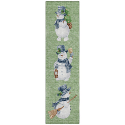 Addison Rugs Raeanor Green Washable Indoor-Outdoor Rug