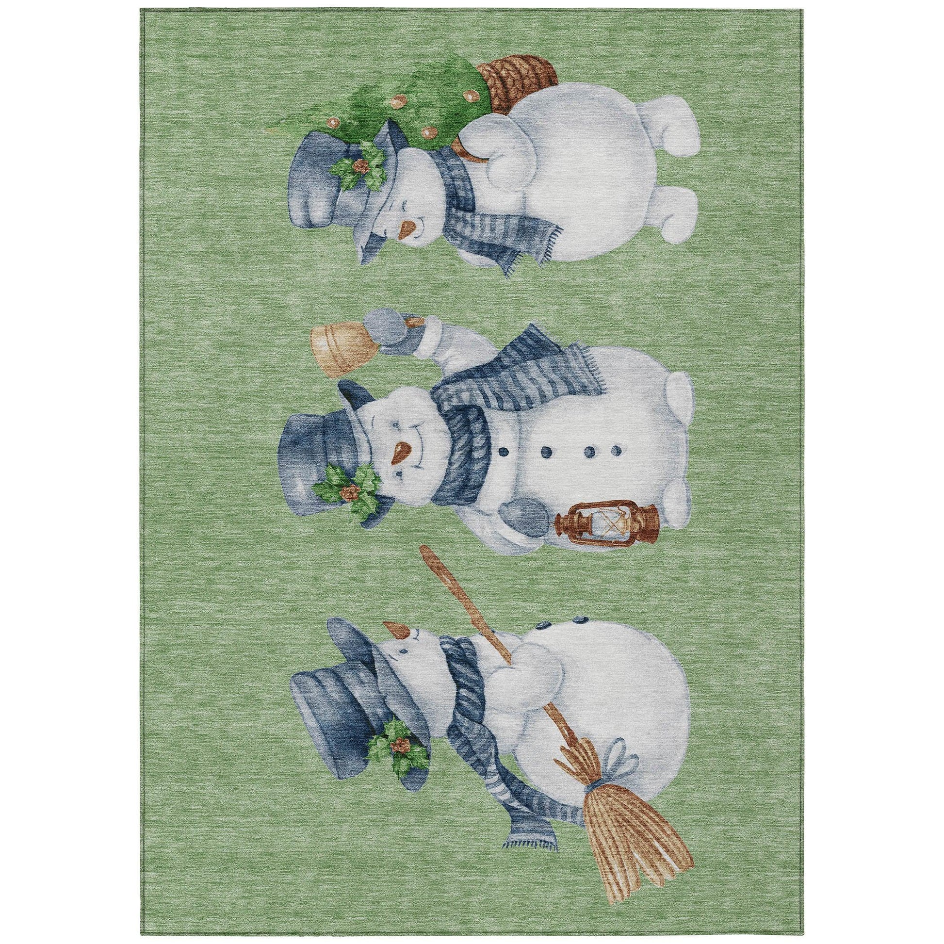 Addison Rugs Raeanor Green Washable Indoor-Outdoor Rug