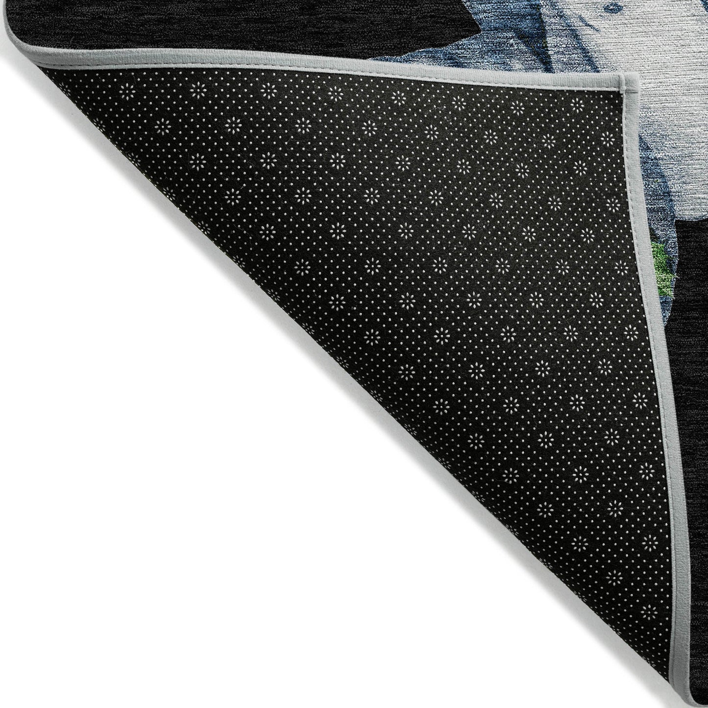 Addison Rugs Raeanor Black Washable Indoor-Outdoor Rug