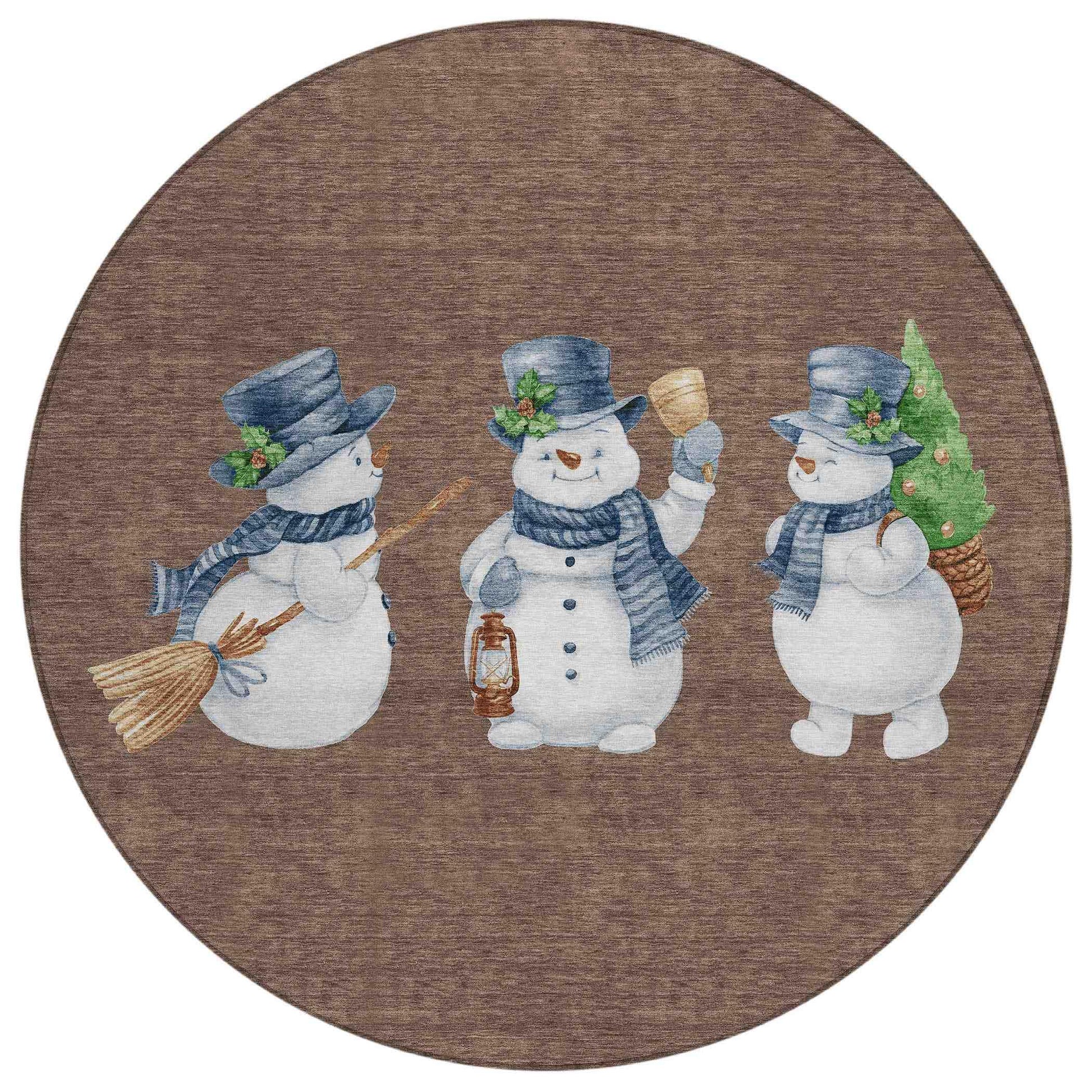 Addison Rugs Raeanor Brown Washable Indoor-Outdoor Rug
