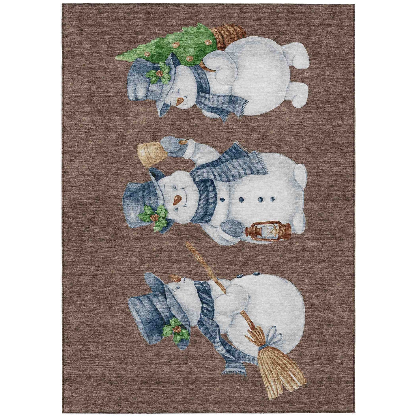Addison Rugs Raeanor Brown Washable Indoor-Outdoor Rug