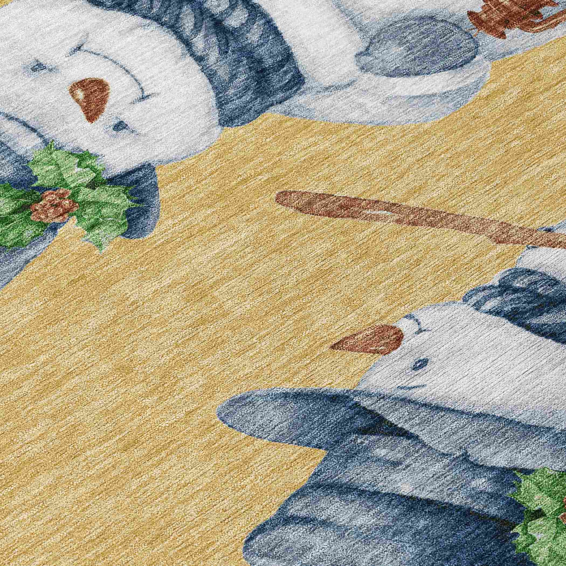 Addison Rugs Raeanor Gold Washable Indoor-Outdoor Rug