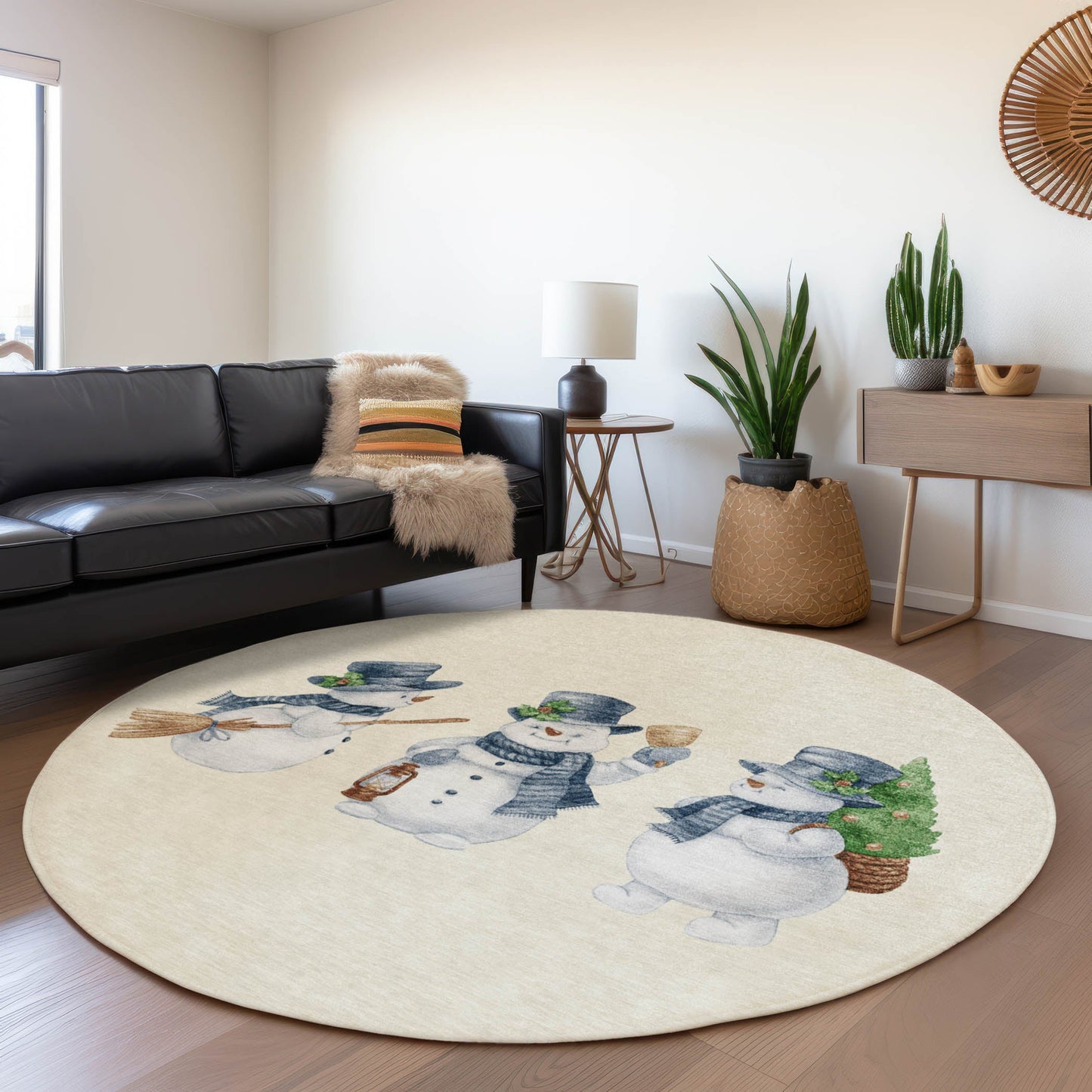 Addison Rugs Raeanor Ivory Washable Indoor-Outdoor Rug