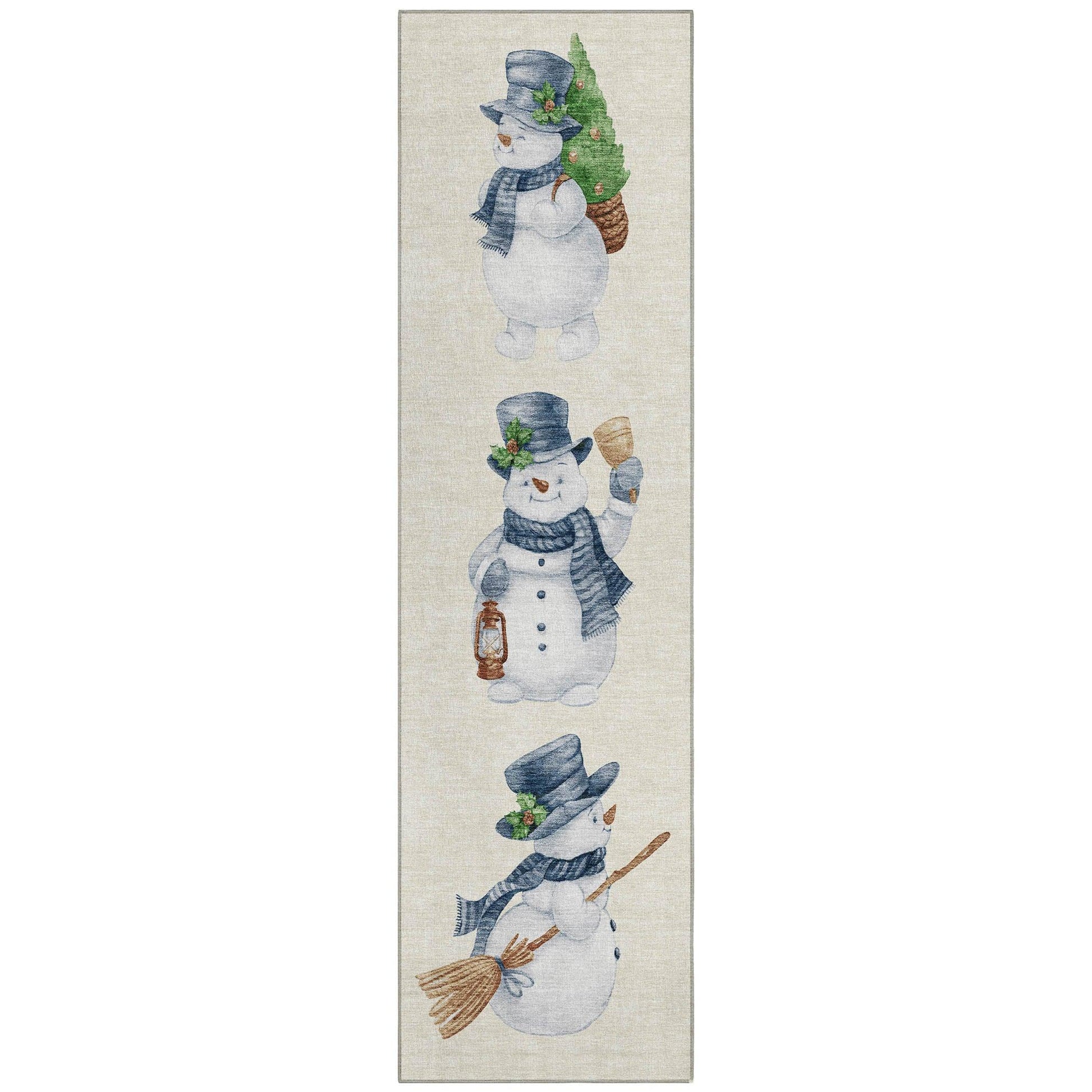 Addison Rugs Raeanor Ivory Washable Indoor-Outdoor Rug