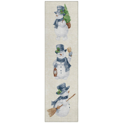 Addison Rugs Raeanor Ivory Washable Indoor-Outdoor Rug