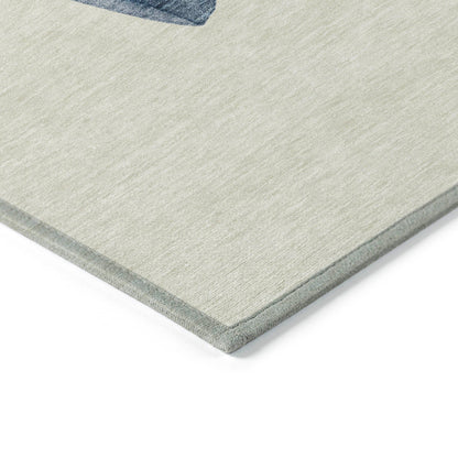 Addison Rugs Raeanor Ivory Washable Indoor-Outdoor Rug