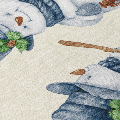 Addison Rugs Raeanor Ivory Washable Indoor-Outdoor Rug