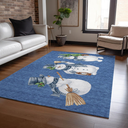 Addison Rugs Raeanor Navy Washable Indoor-Outdoor Rug