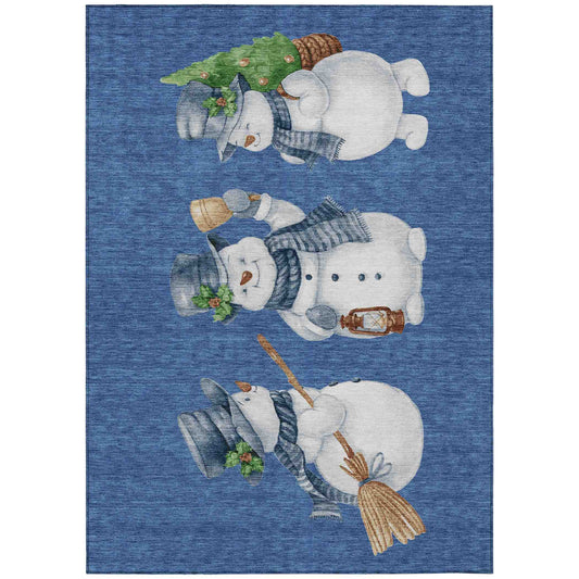 Addison Rugs Raeanor Navy Washable Indoor-Outdoor Rug