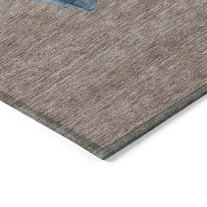 Addison Rugs Raeanor Taupe Washable Indoor-Outdoor Rug