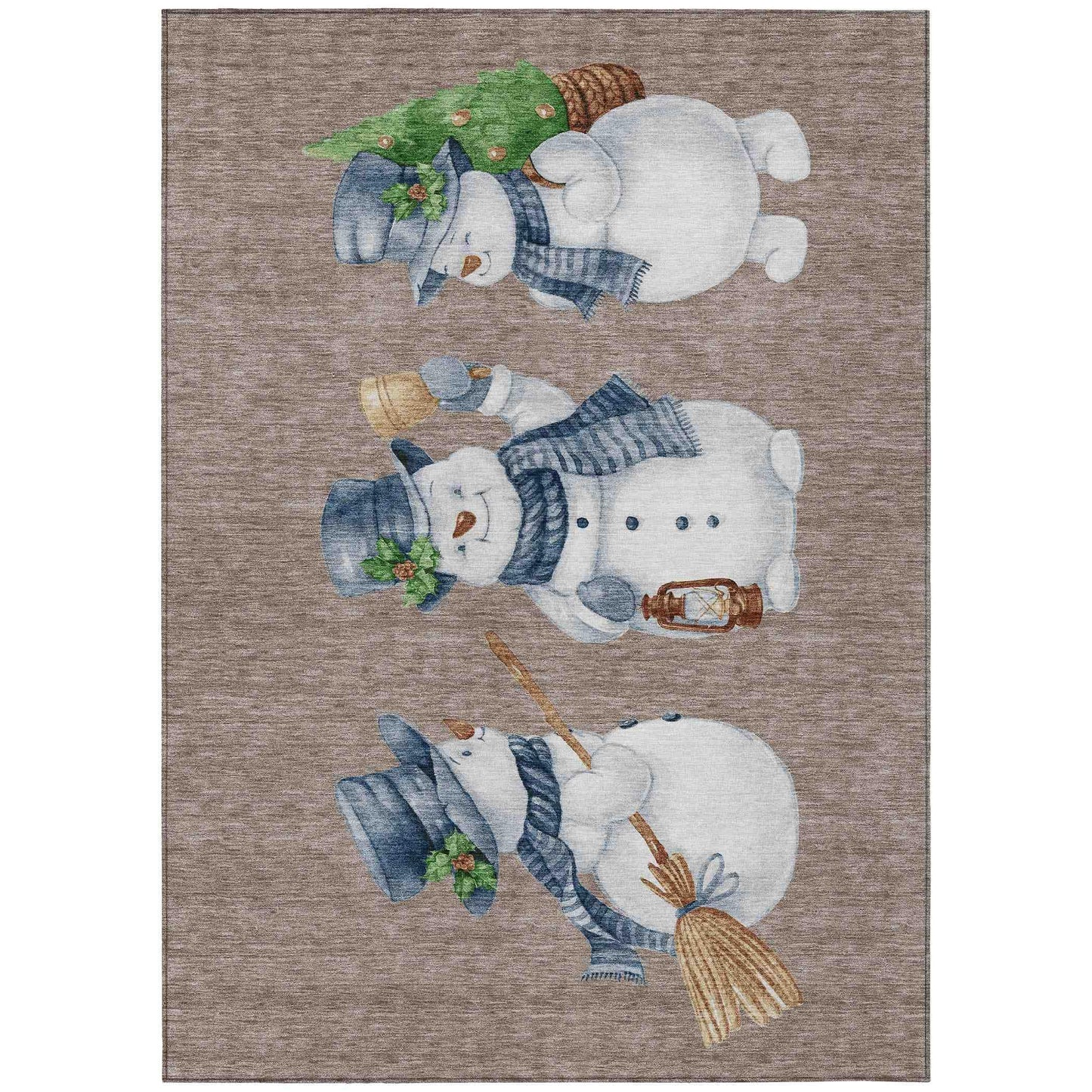 Addison Rugs Raeanor Taupe Washable Indoor-Outdoor Rug