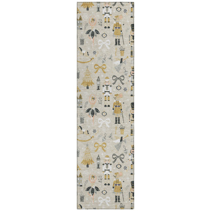 Addison Rugs Raeara Brown Washable Indoor-Outdoor Rug