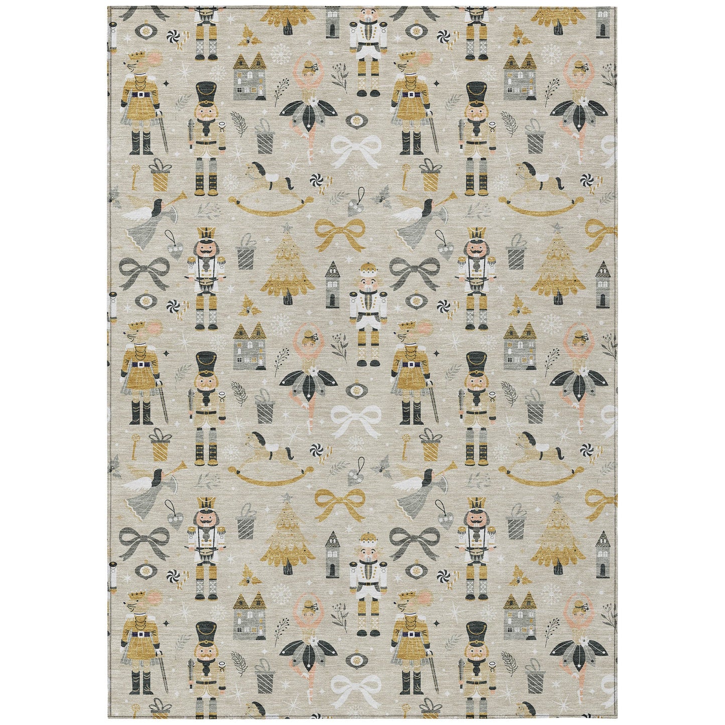 Addison Rugs Raeara Brown Washable Indoor-Outdoor Rug