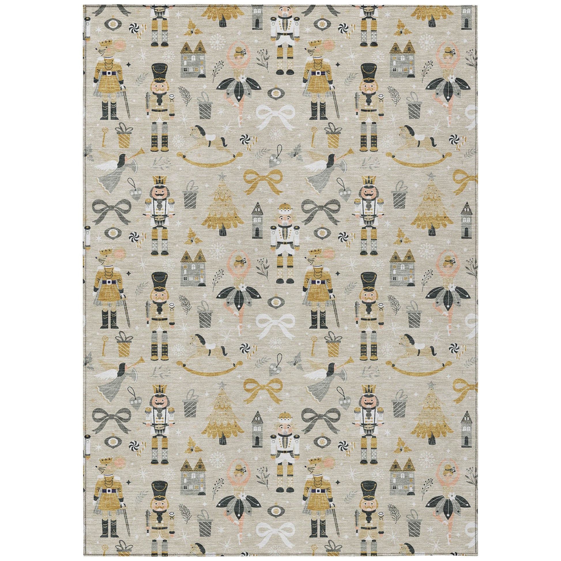 Addison Rugs Raeara Brown Washable Indoor-Outdoor Rug