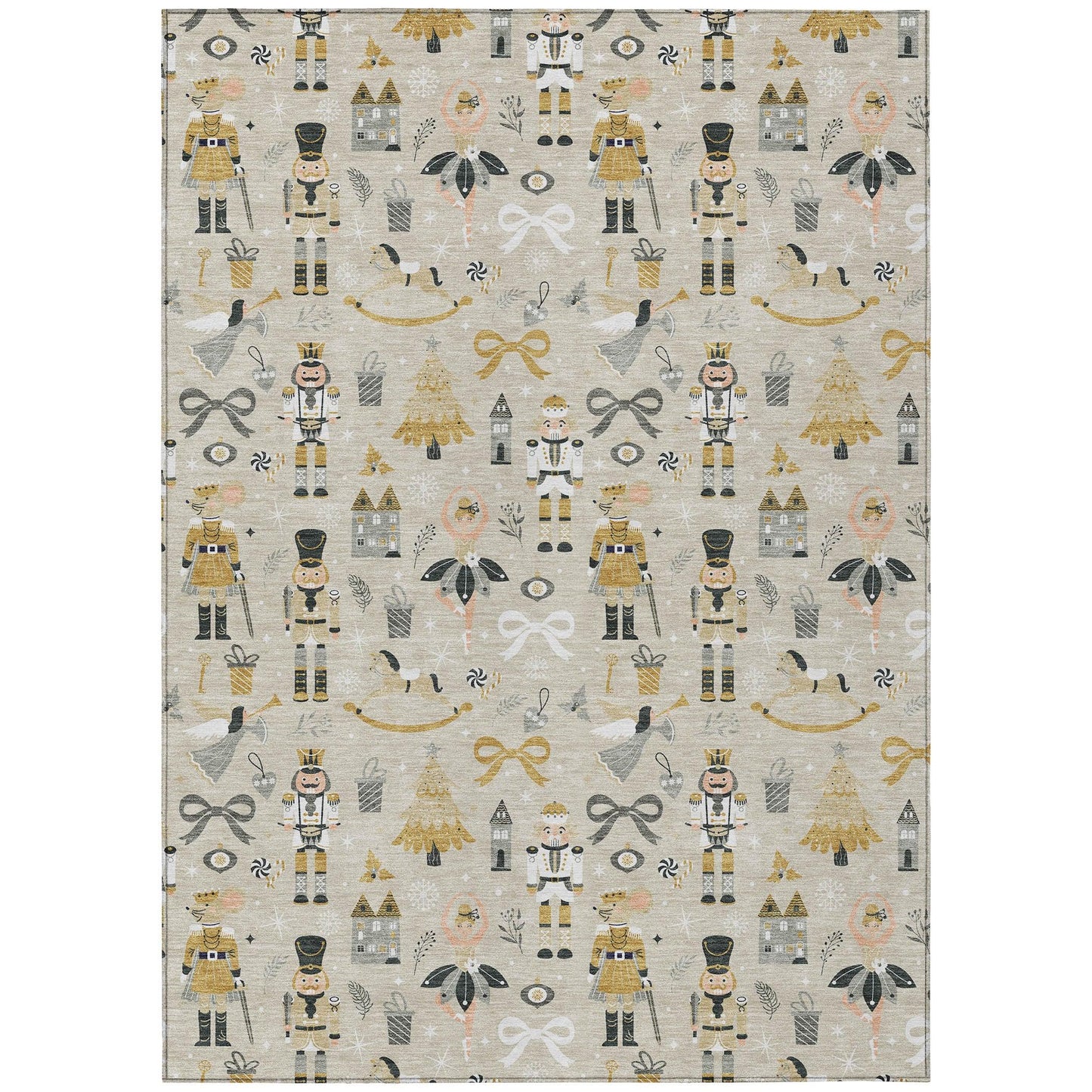 Addison Rugs Raeara Brown Washable Indoor-Outdoor Rug
