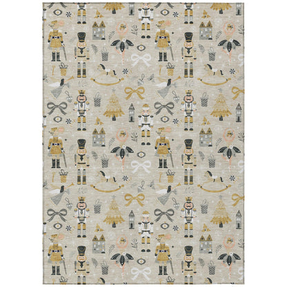 Addison Rugs Raeara Brown Washable Indoor-Outdoor Rug