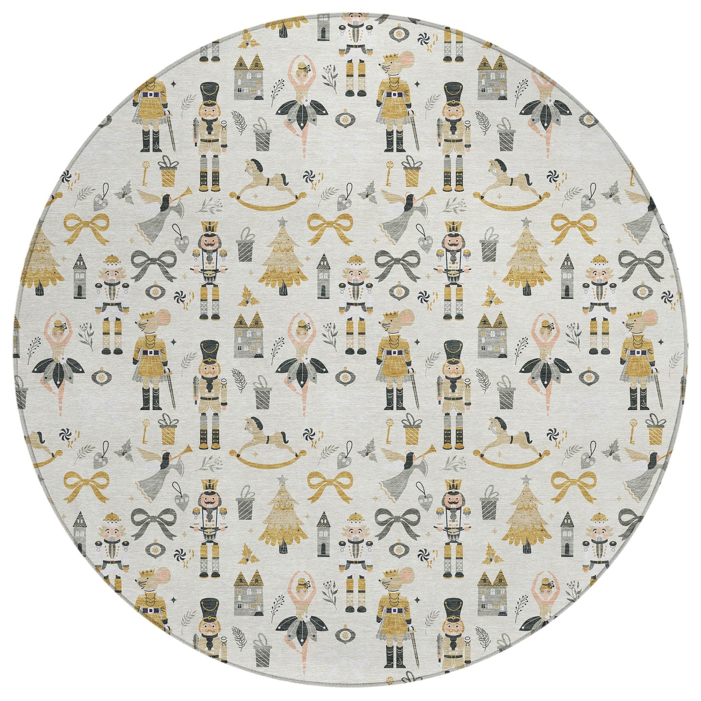 Addison Rugs Raeara Ivory Washable Indoor-Outdoor Rug