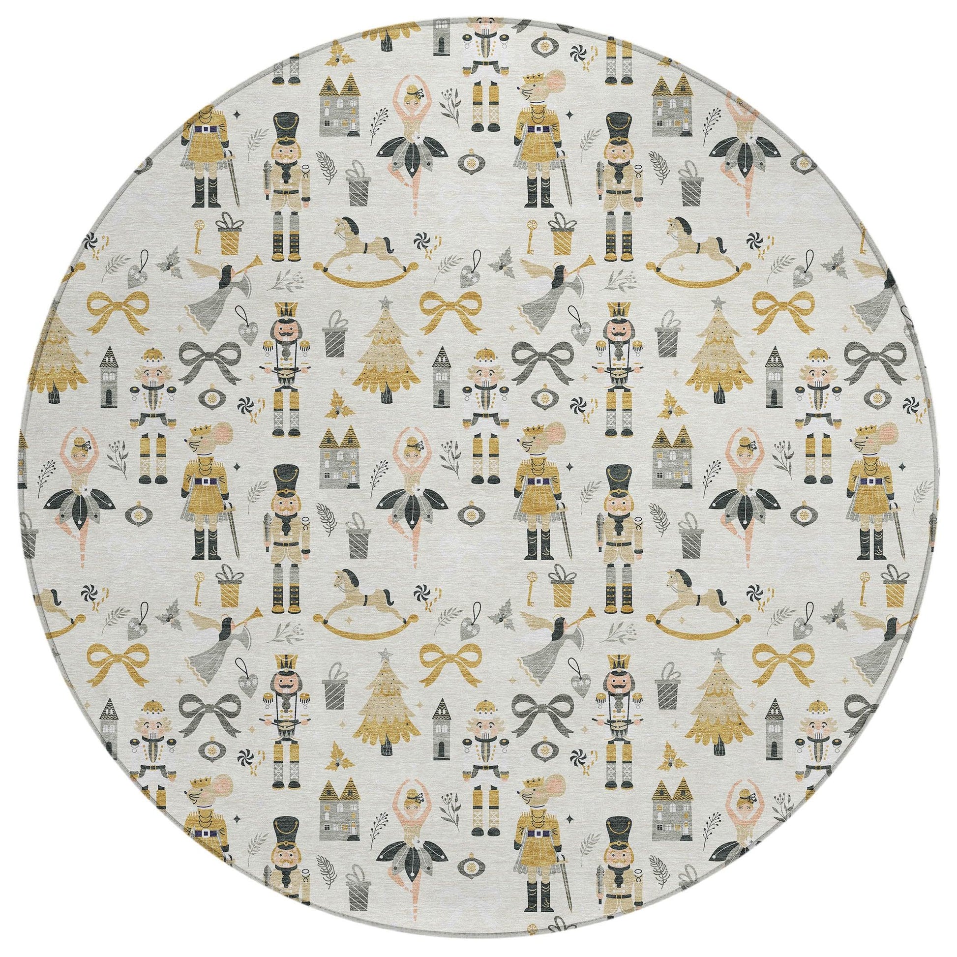 Addison Rugs Raeara Ivory Washable Indoor-Outdoor Rug