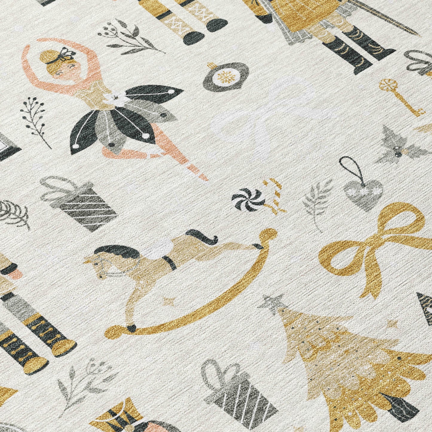 Addison Rugs Raeara Ivory Washable Indoor-Outdoor Rug