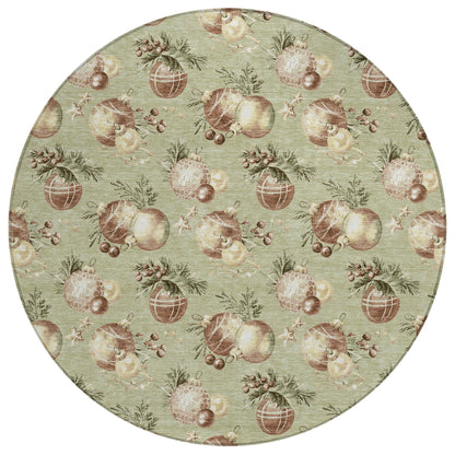 Addison Rugs Raearis Aloe Washable Indoor-Outdoor Rug