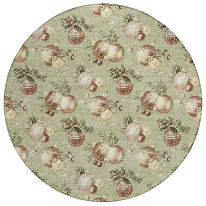 Addison Rugs Raearis Aloe Washable Indoor-Outdoor Rug