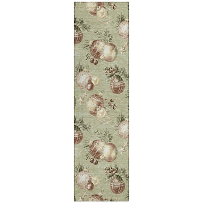Addison Rugs Raearis Aloe Washable Indoor-Outdoor Rug