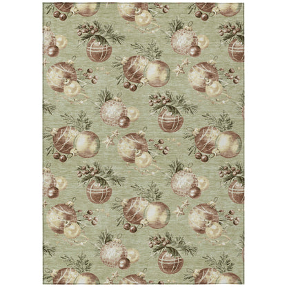 Addison Rugs Raearis Aloe Washable Indoor-Outdoor Rug