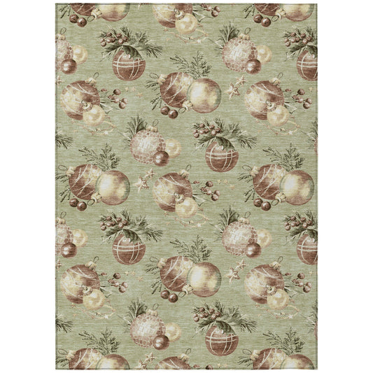 Addison Rugs Raearis Aloe Washable Indoor-Outdoor Rug