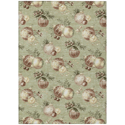 Addison Rugs Raearis Aloe Washable Indoor-Outdoor Rug