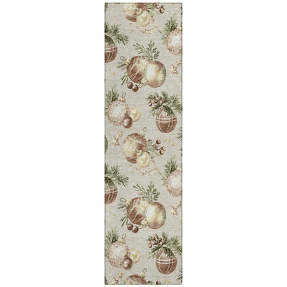 Addison Rugs Raearis Brown Washable Indoor-Outdoor Rug
