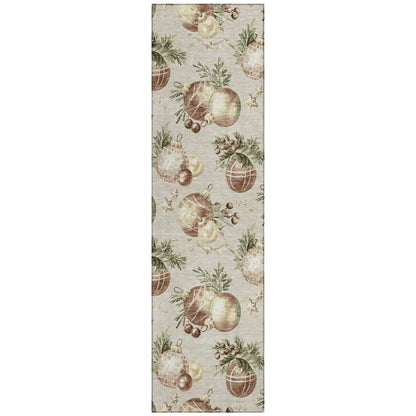 Addison Rugs Raearis Brown Washable Indoor-Outdoor Rug