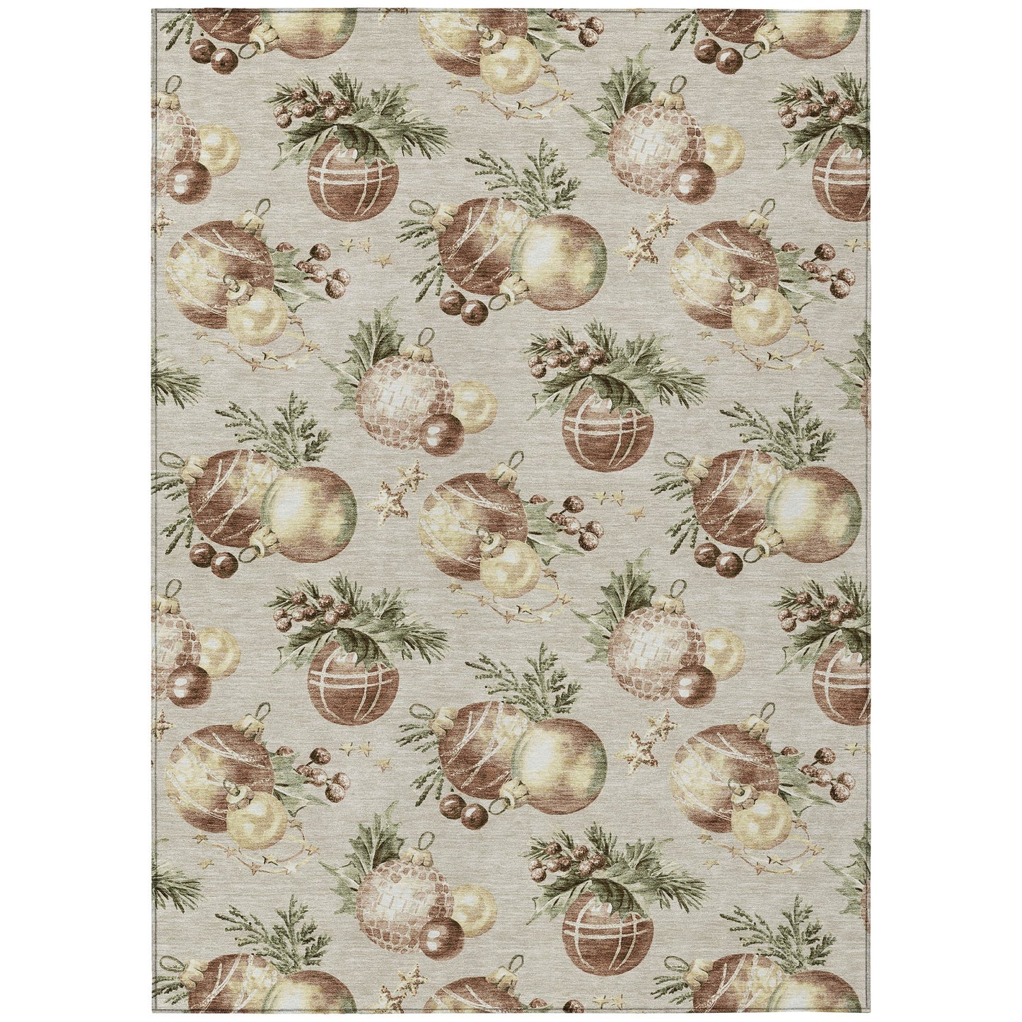 Addison Rugs Raearis Brown Washable Indoor-Outdoor Rug