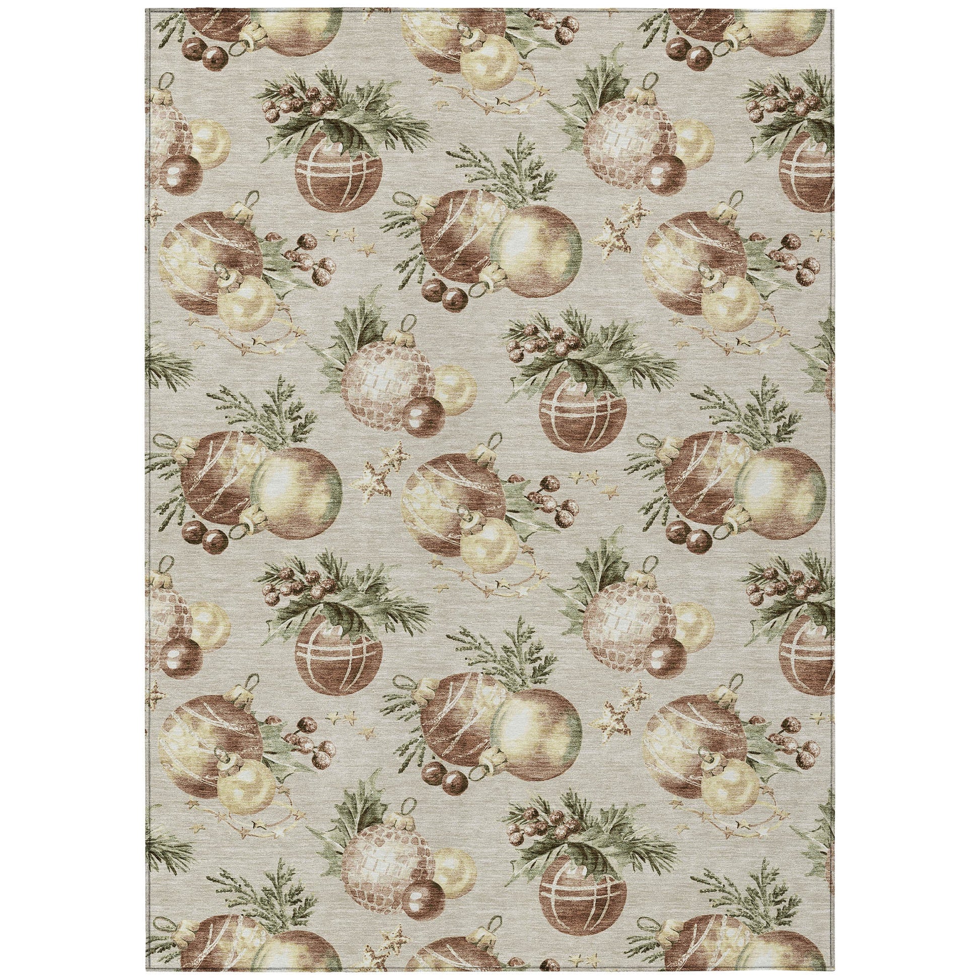Addison Rugs Raearis Brown Washable Indoor-Outdoor Rug