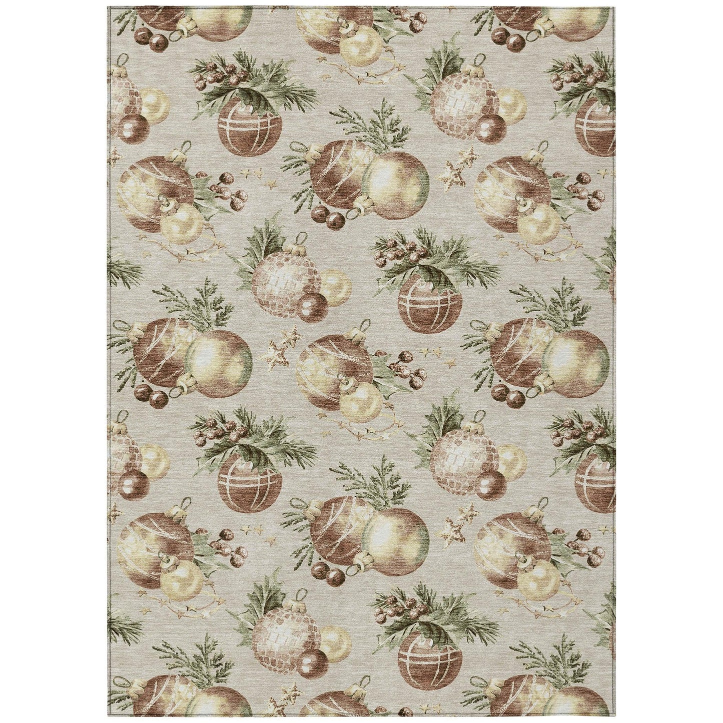 Addison Rugs Raearis Brown Washable Indoor-Outdoor Rug