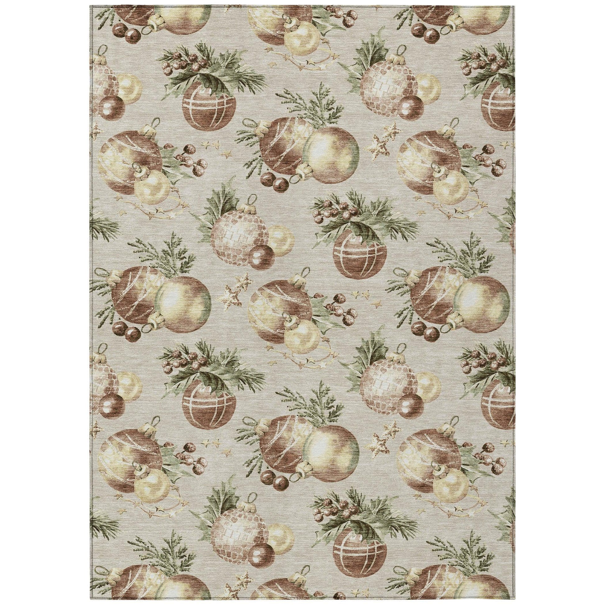 Addison Rugs Raearis Brown Washable Indoor-Outdoor Rug