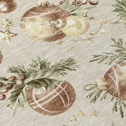Addison Rugs Raearis Brown Washable Indoor-Outdoor Rug