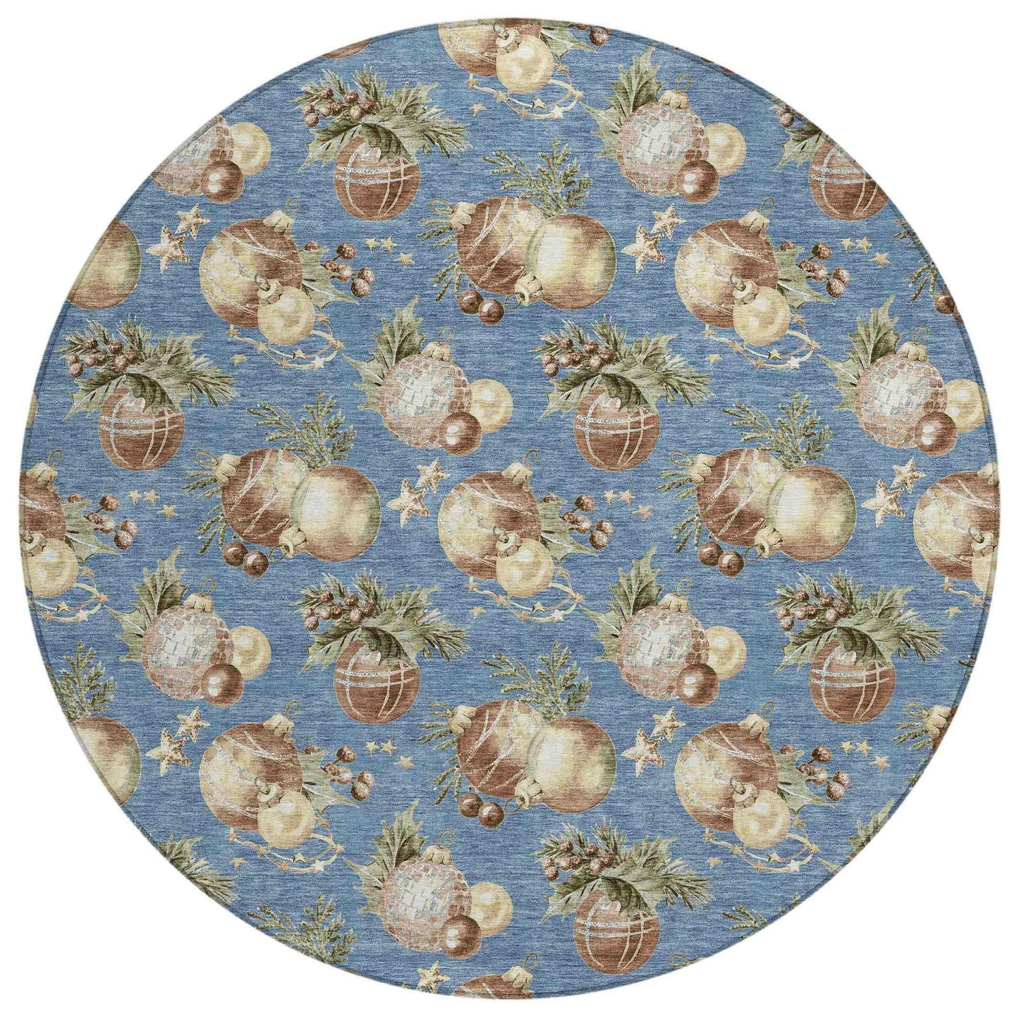 Addison Rugs Raearis Blue Washable Indoor-Outdoor Rug