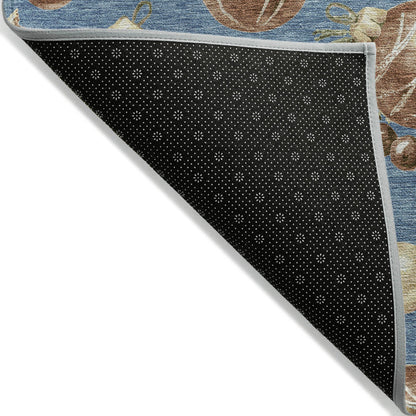 Addison Rugs Raearis Blue Washable Indoor-Outdoor Rug