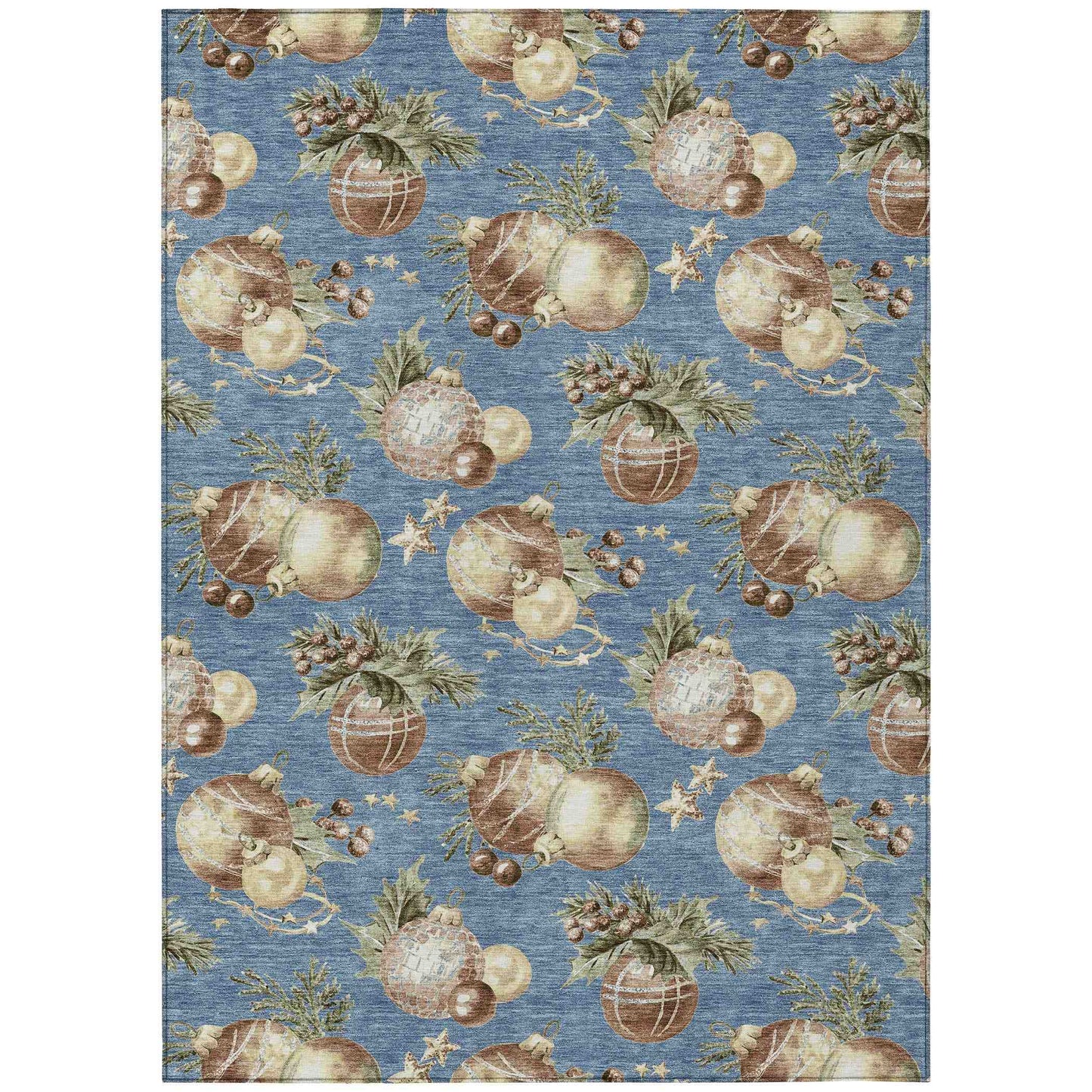 Addison Rugs Raearis Blue Washable Indoor-Outdoor Rug