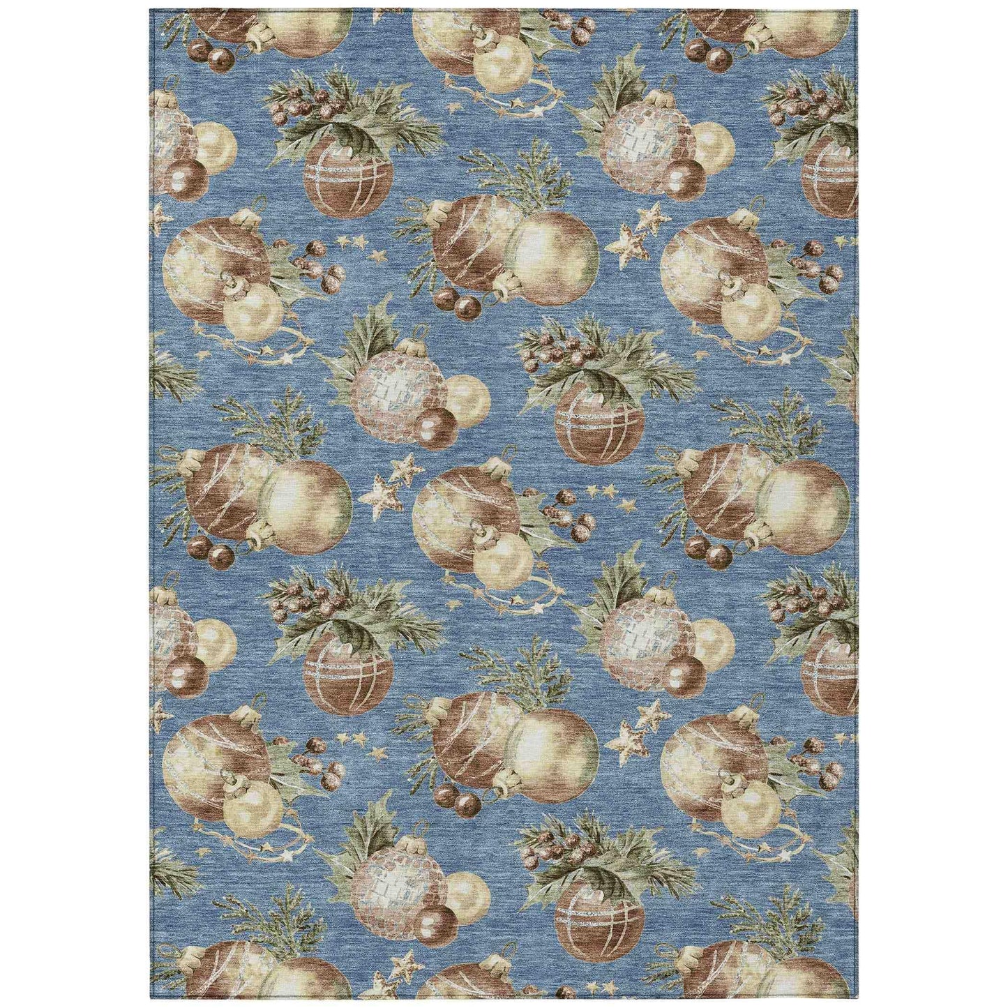 Addison Rugs Raearis Blue Washable Indoor-Outdoor Rug