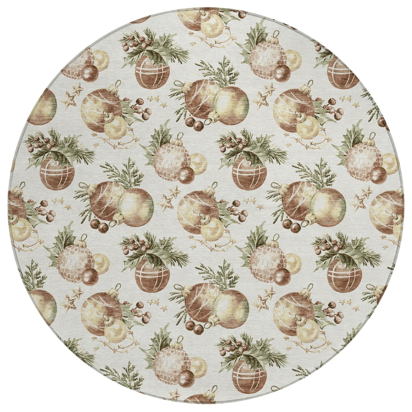 Addison Rugs Raearis Ivory Washable Indoor-Outdoor Rug