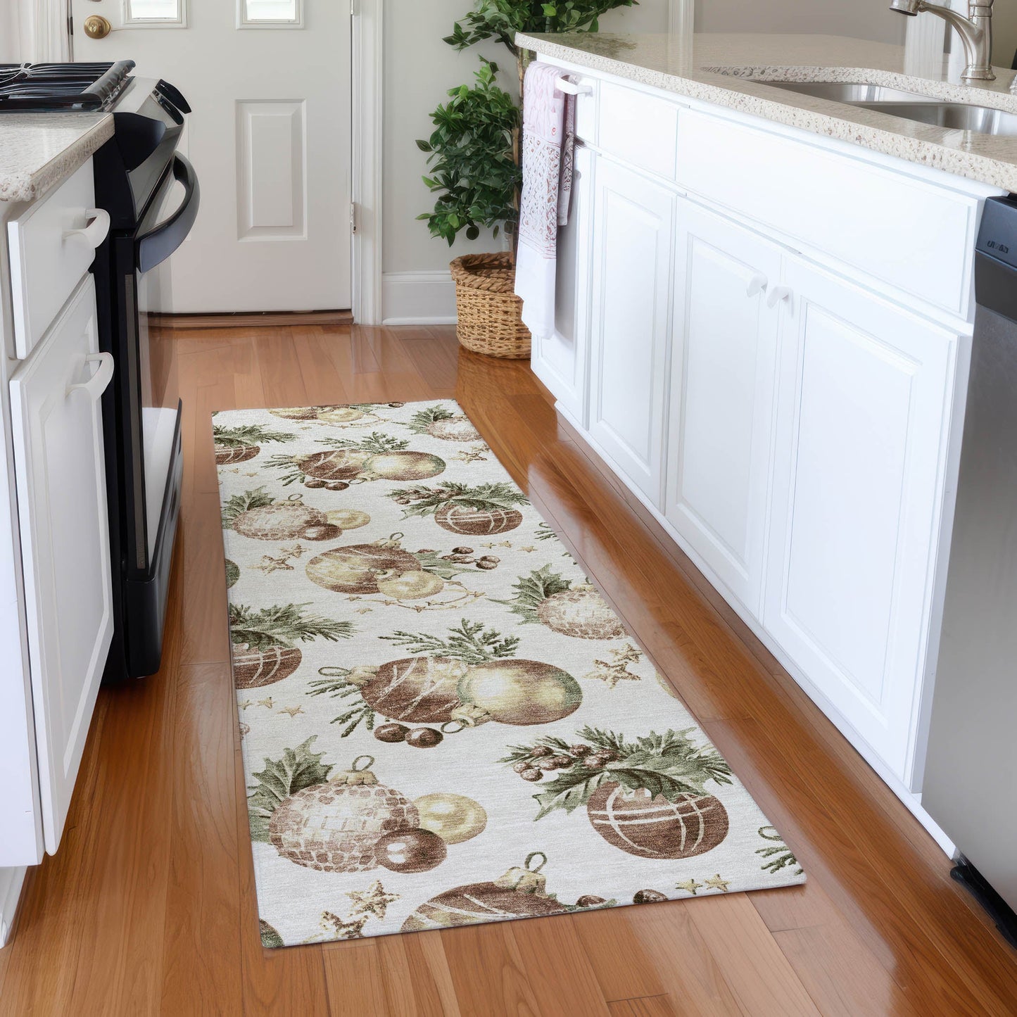 Addison Rugs Raearis Ivory Washable Indoor-Outdoor Rug