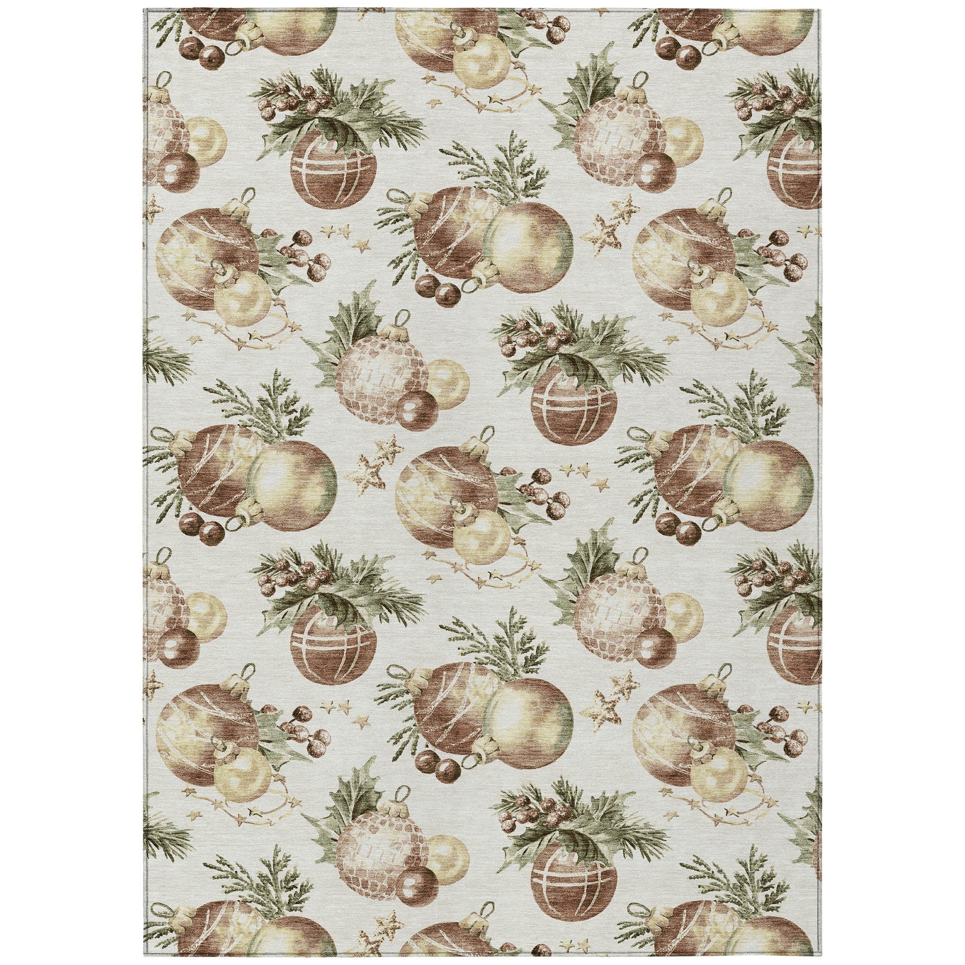 Addison Rugs Raearis Ivory Washable Indoor-Outdoor Rug