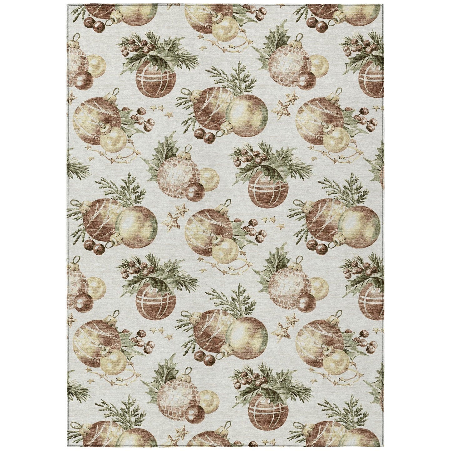 Addison Rugs Raearis Ivory Washable Indoor-Outdoor Rug
