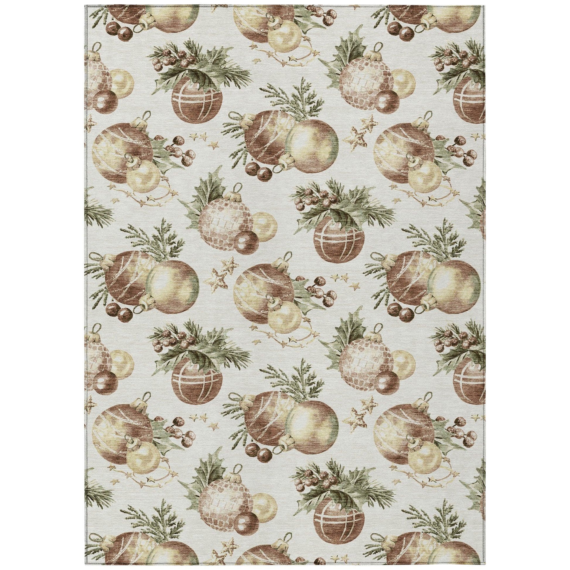 Addison Rugs Raearis Ivory Washable Indoor-Outdoor Rug