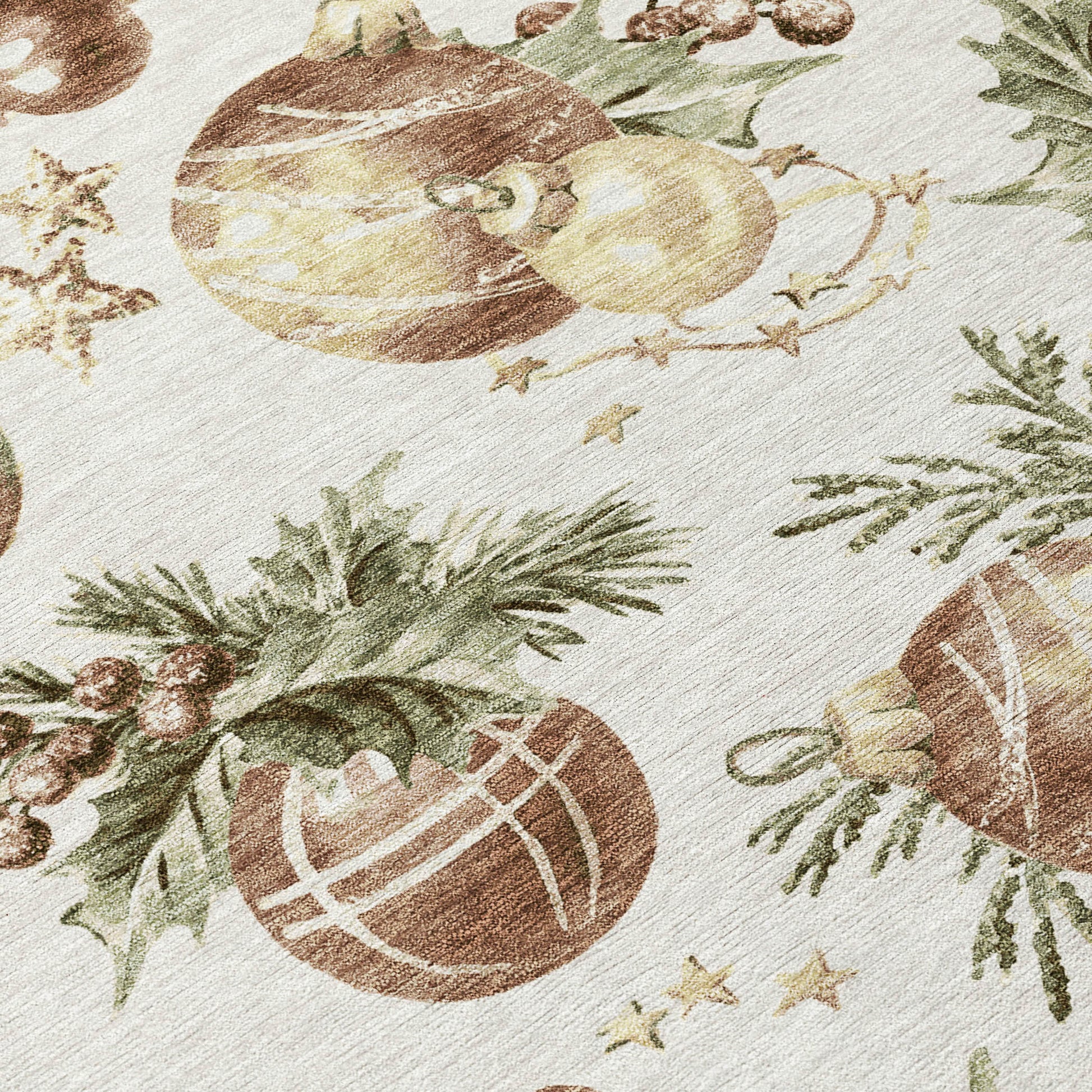 Addison Rugs Raearis Ivory Washable Indoor-Outdoor Rug