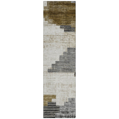 Addison Rugs Raeel Brown Washable Indoor-Outdoor Rug