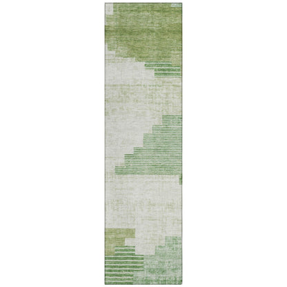 Addison Rugs Raeel Green Washable Indoor-Outdoor Rug