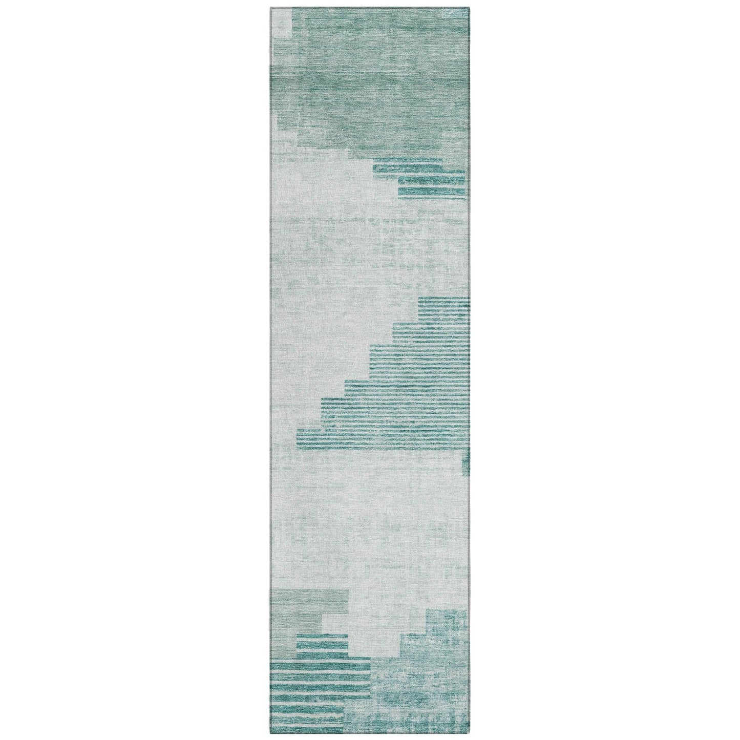 Addison Rugs Raeel Teal Washable Indoor-Outdoor Rug